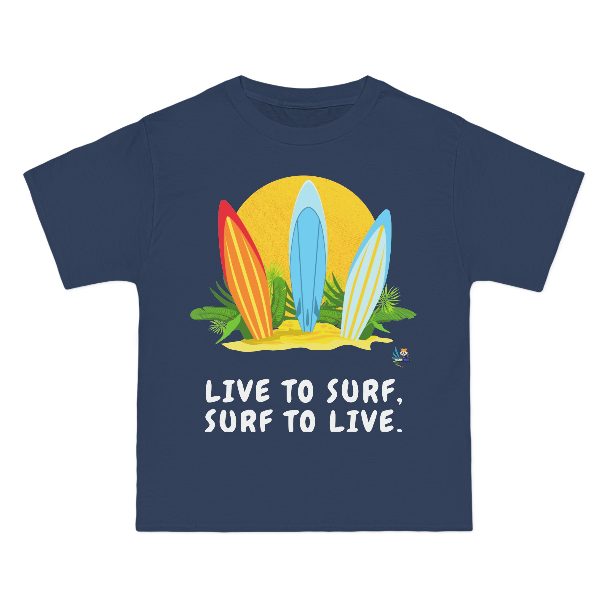 Camiseta pesada Live to Surf