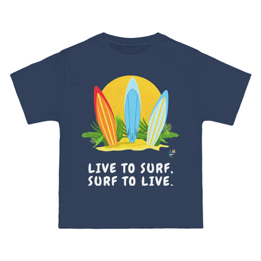 Live to Surf Unisex Heavyweight Tee