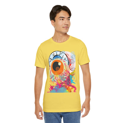 Eyes in Abstract Unisex Short Sleeve Tee