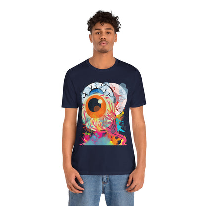 Eyes in Abstract Unisex Short Sleeve Tee