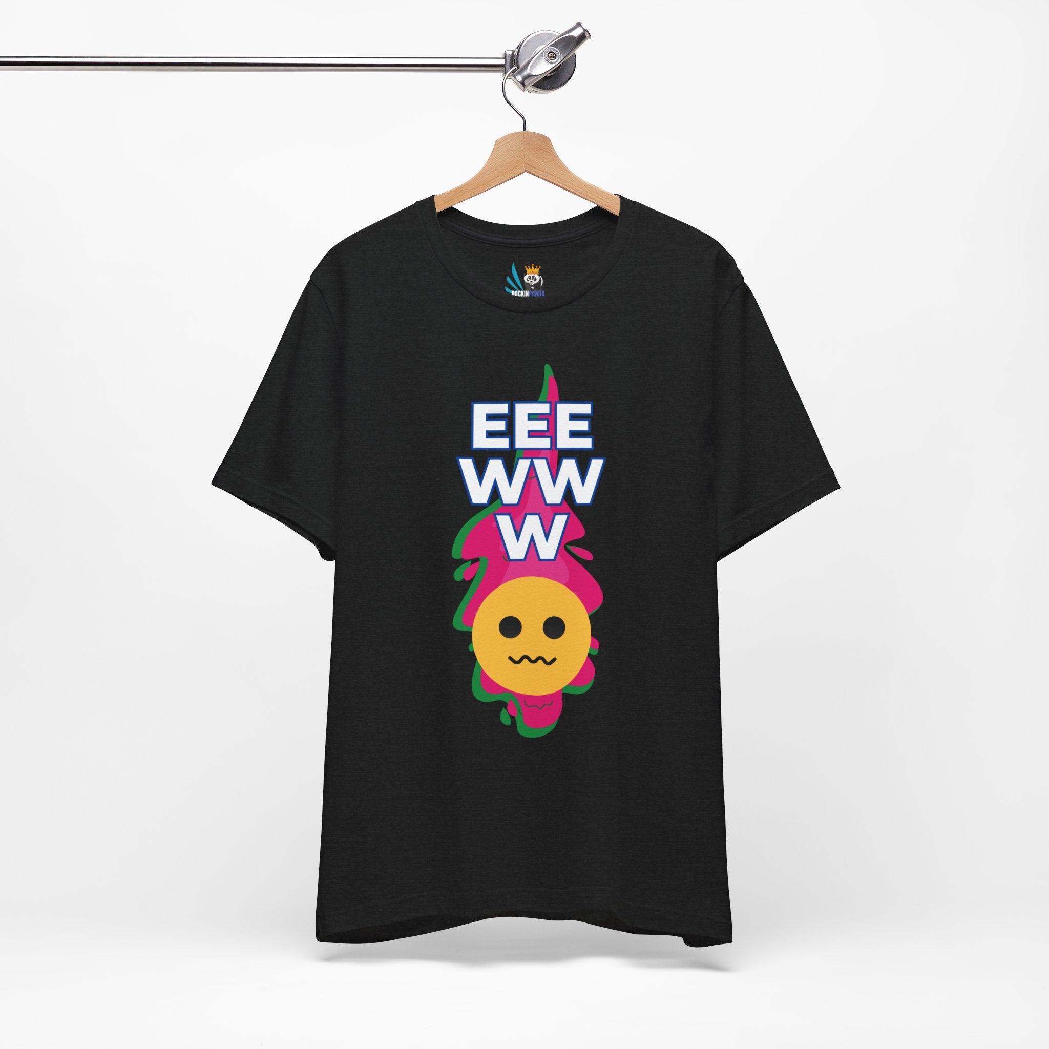 Eeewww Yuck Face Emoji Unisex Short Sleeve Tee