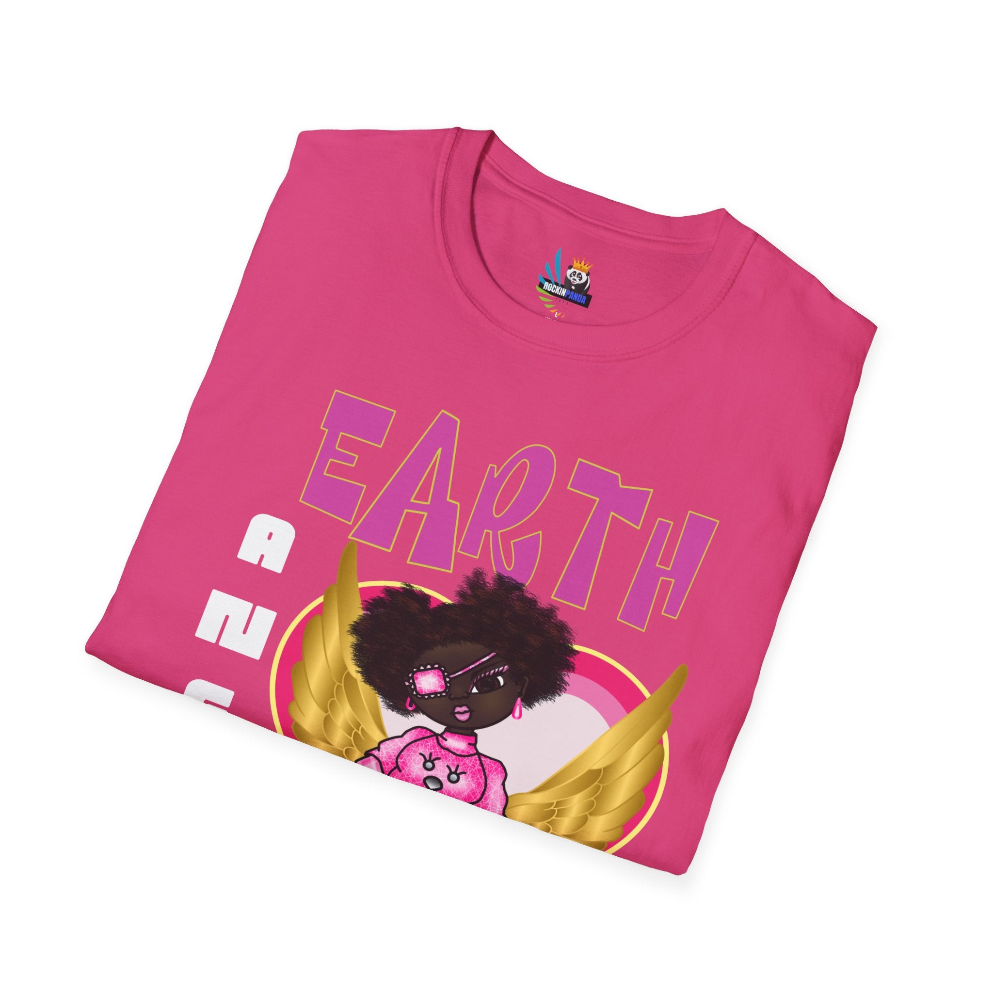 Earth Angel Natural Hair Edition Unisex Softstyle T-Shirt