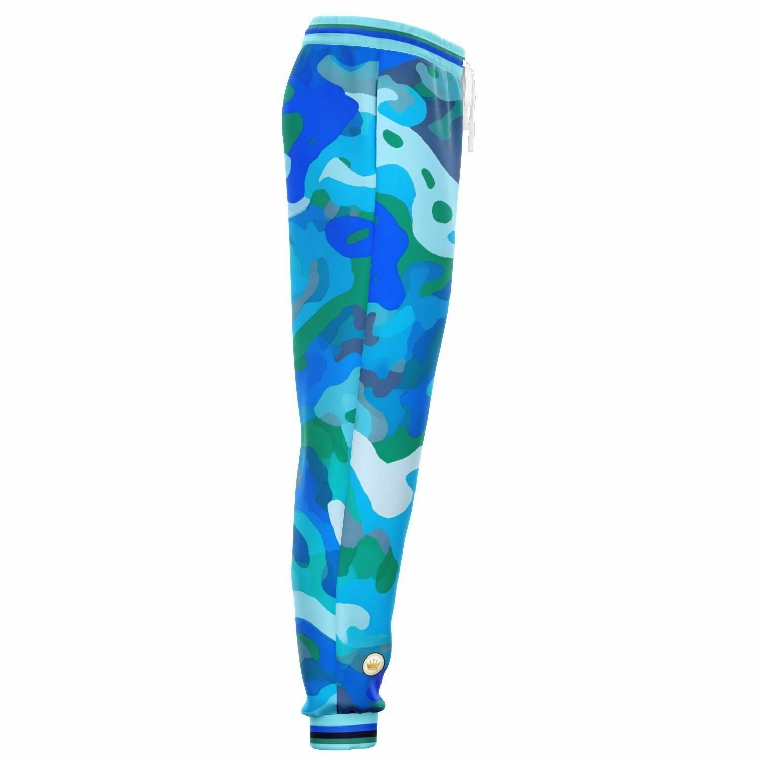 Motion of the Ocean Blue Camouflage 1976 Eco-Poly Unisex Joggers