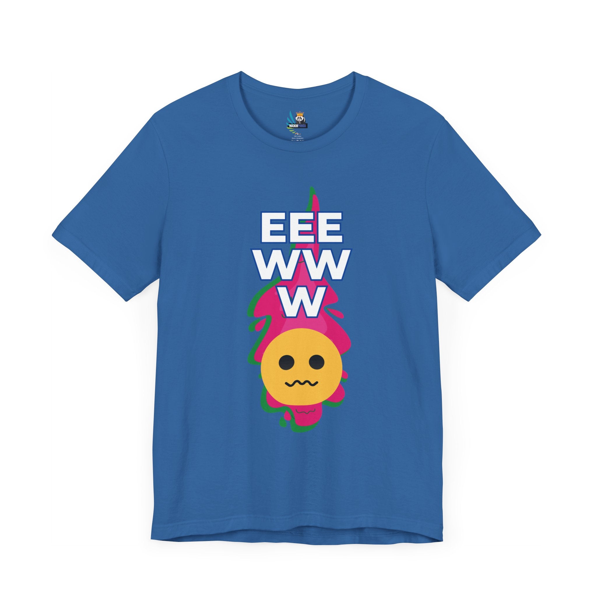 Eeewww Yuck Face Emoji Unisex Short Sleeve Tee