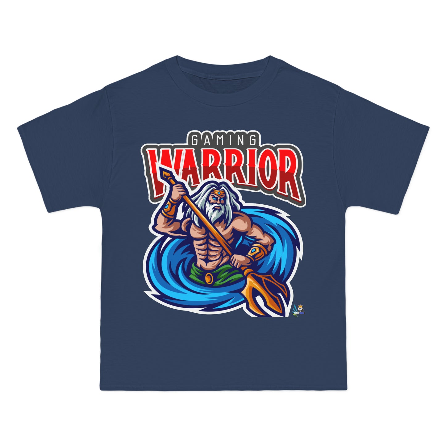 Gaming Warrior God of the Sea Heavyweight Unisex Gaming Tee