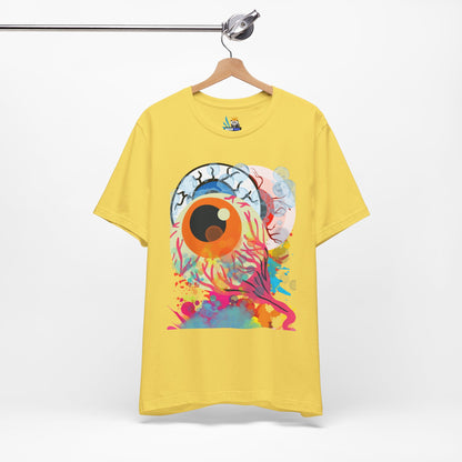 Eyes in Abstract Unisex Short Sleeve Tee