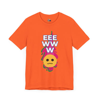 Eeewww Yuck Face Emoji Unisex Short Sleeve Tee