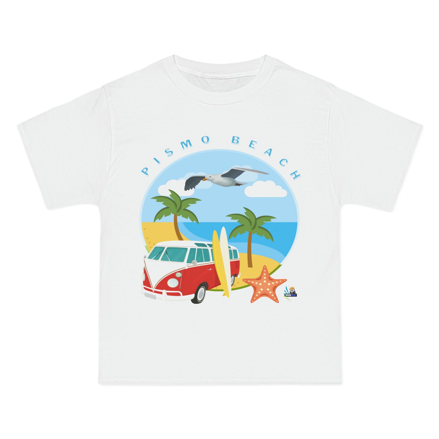 Camiseta de peso pesado Surf Pismo Beach California