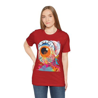 Eyes in Abstract Unisex Short Sleeve Tee