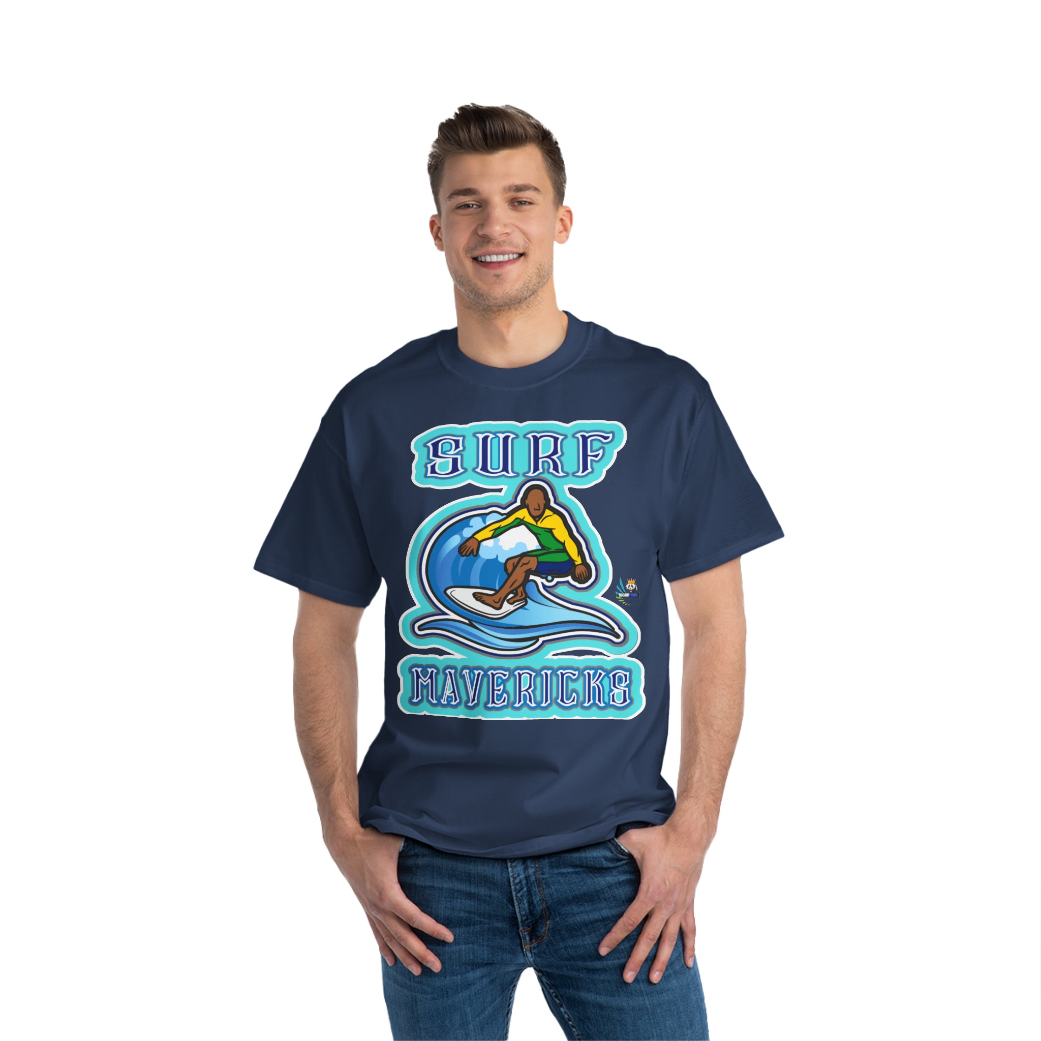 Camiseta de peso pesado Surf Mavericks California