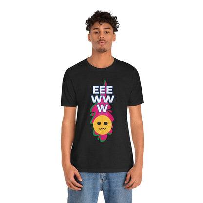 Eeewww Yuck Face Emoji Unisex Short Sleeve Tee