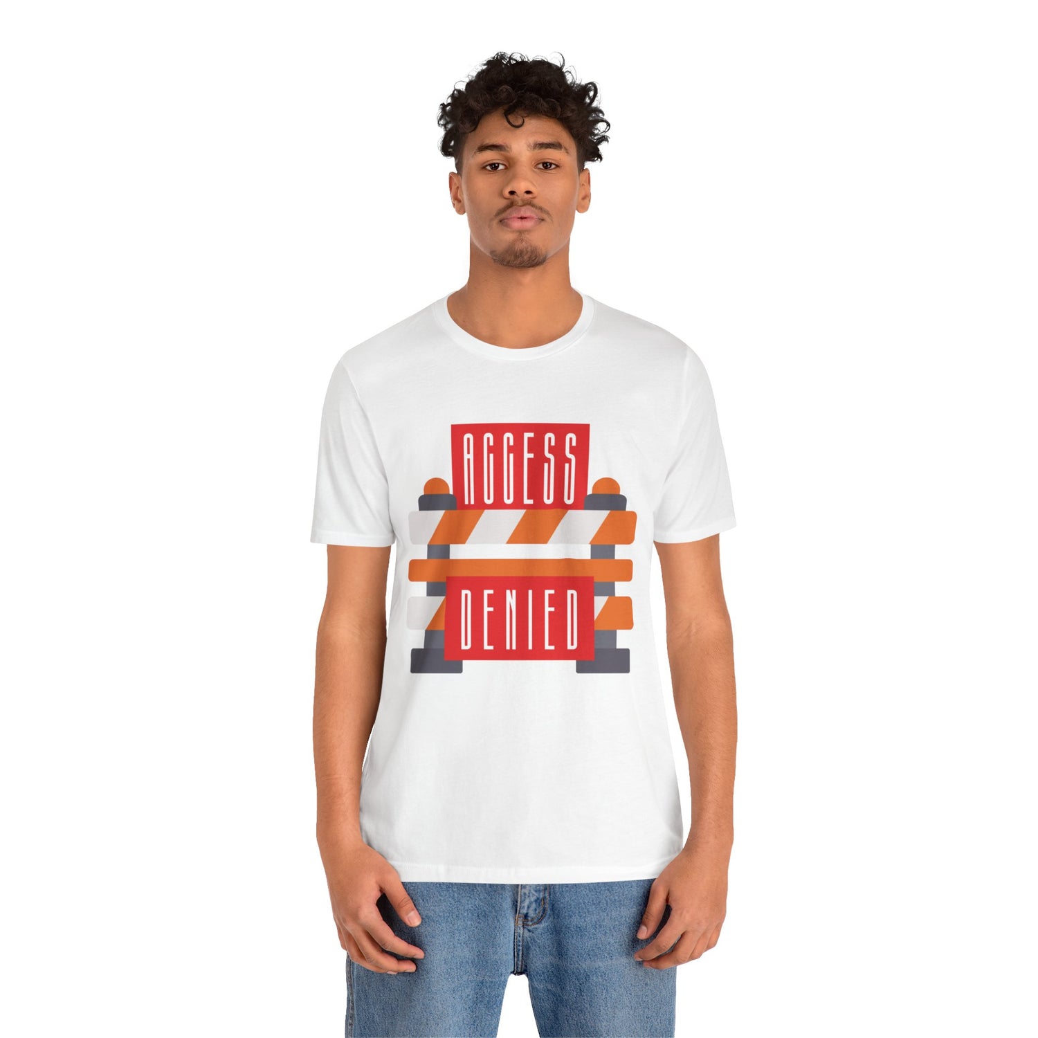 Access Denied - Road Closure Unisex Short Sleeve Tee