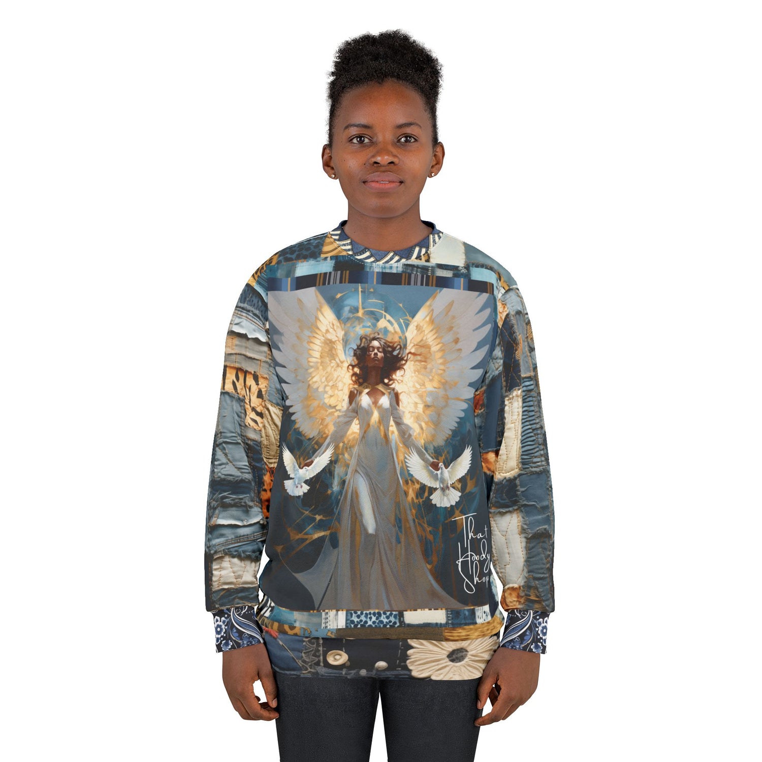 Wild Angel Animal Print Unisex Sweatshirt (Gold Label)