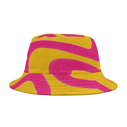 The Squiggly Wiggly Vibrant Tie-Dye Bucket Hat