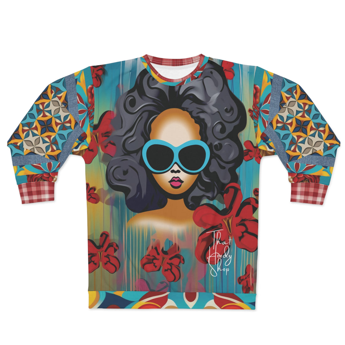 Cool Chick Black Girl Magic Pop Art - Sudadera unisex