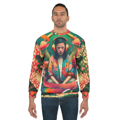 Meditation in Stereo Unisex Sweatshirt