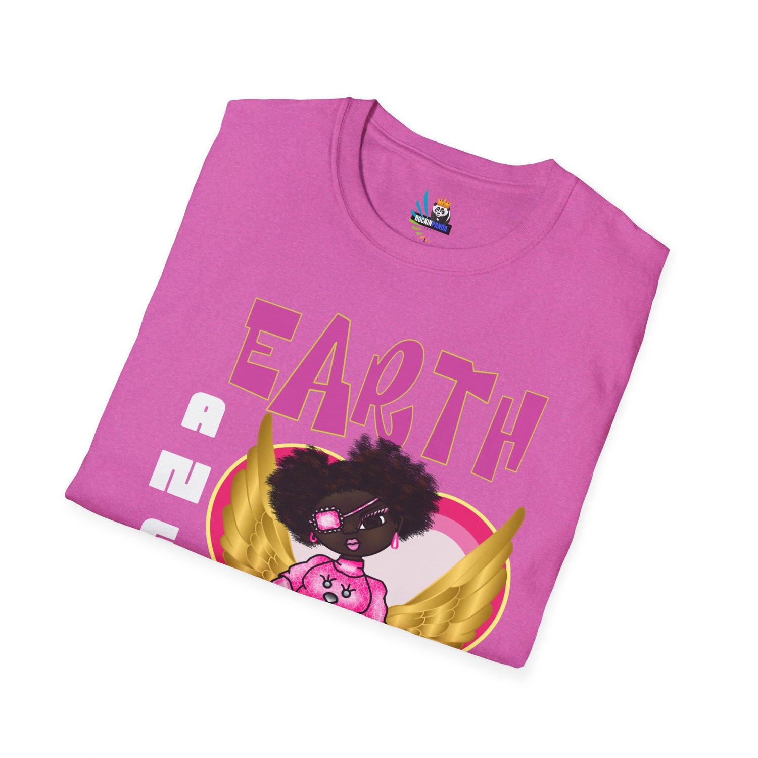 Earth Angel Natural Hair Edition Unisex Softstyle T-Shirt