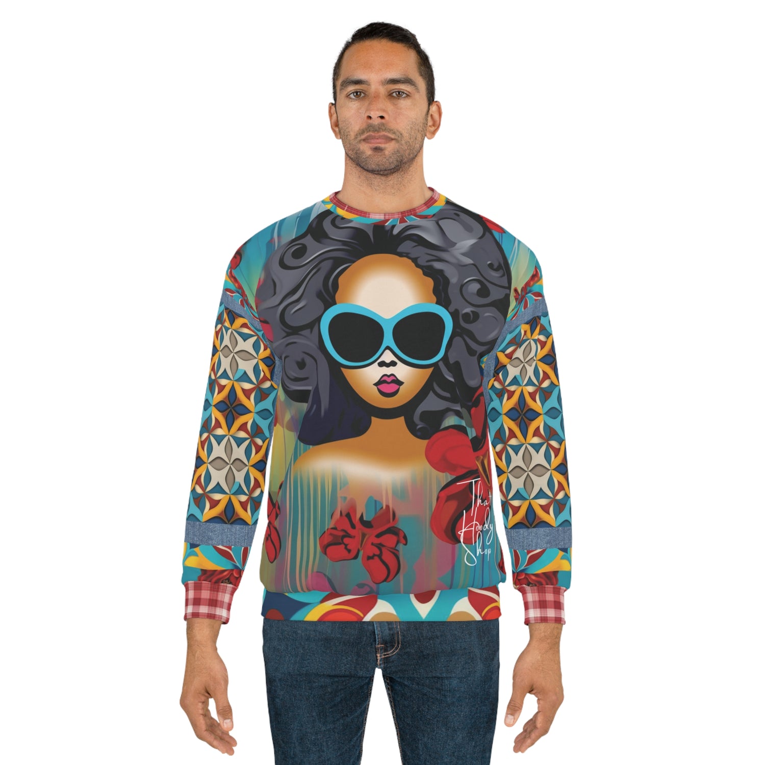 Cool Chick Black Girl Magic Pop Art Unisex Sweatshirt