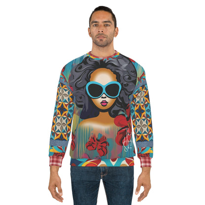 Cool Chick Black Girl Magic Pop Art - Sudadera unisex