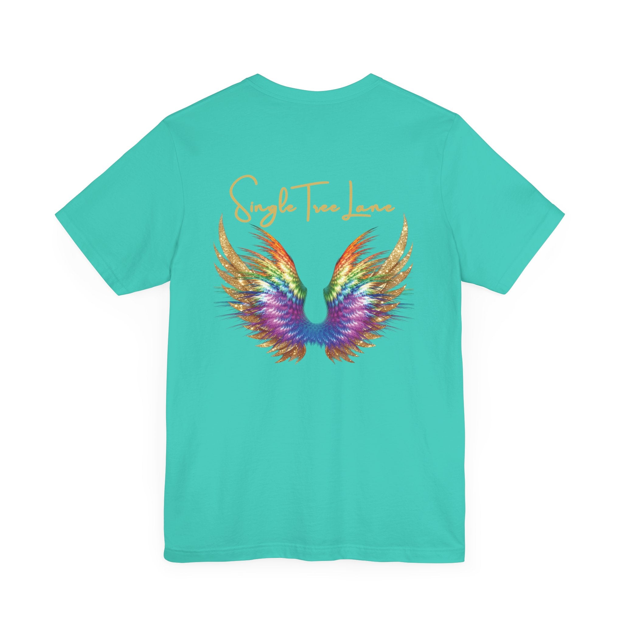 I am Love Angel Wings Short Sleeve Tee