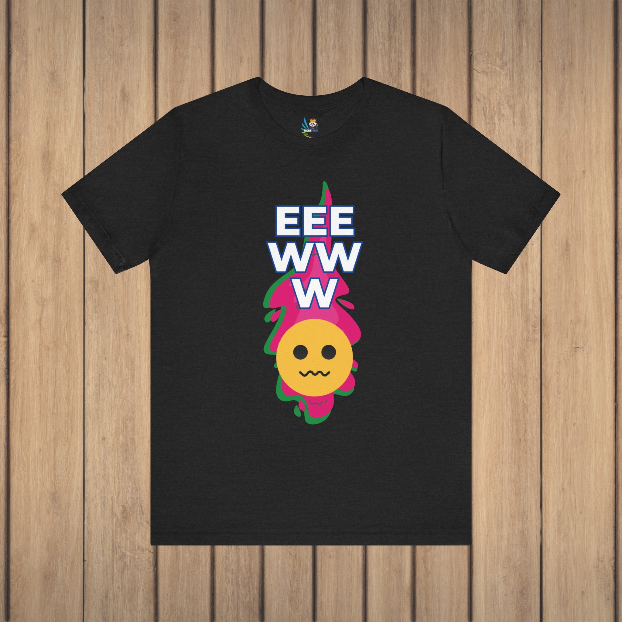 Eeewww Yuck Face Emoji Unisex Short Sleeve Tee