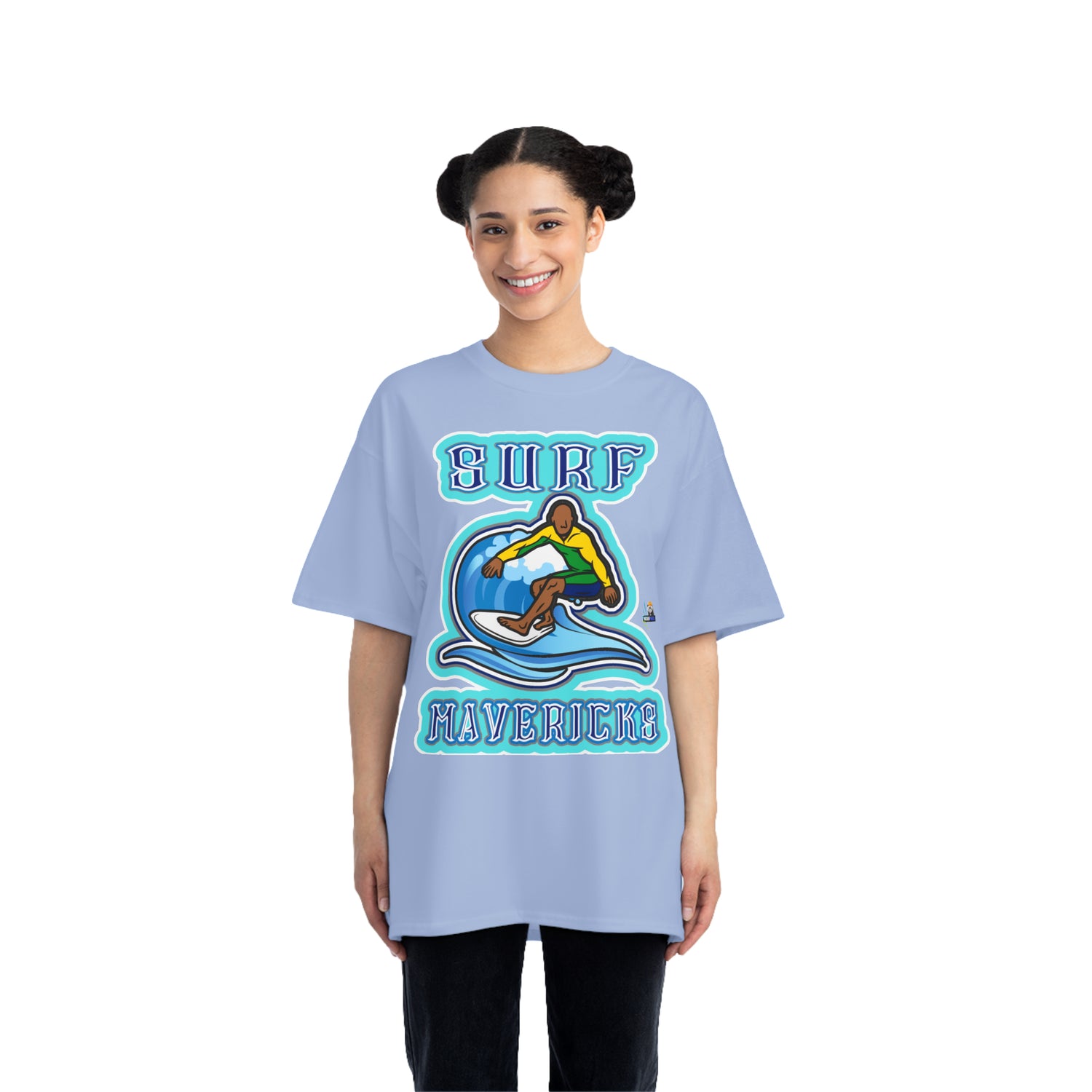 Camiseta de peso pesado Surf Mavericks California