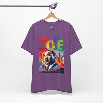 MLK Jr Hope Graffiti Art Unisex Short Sleeve Tee