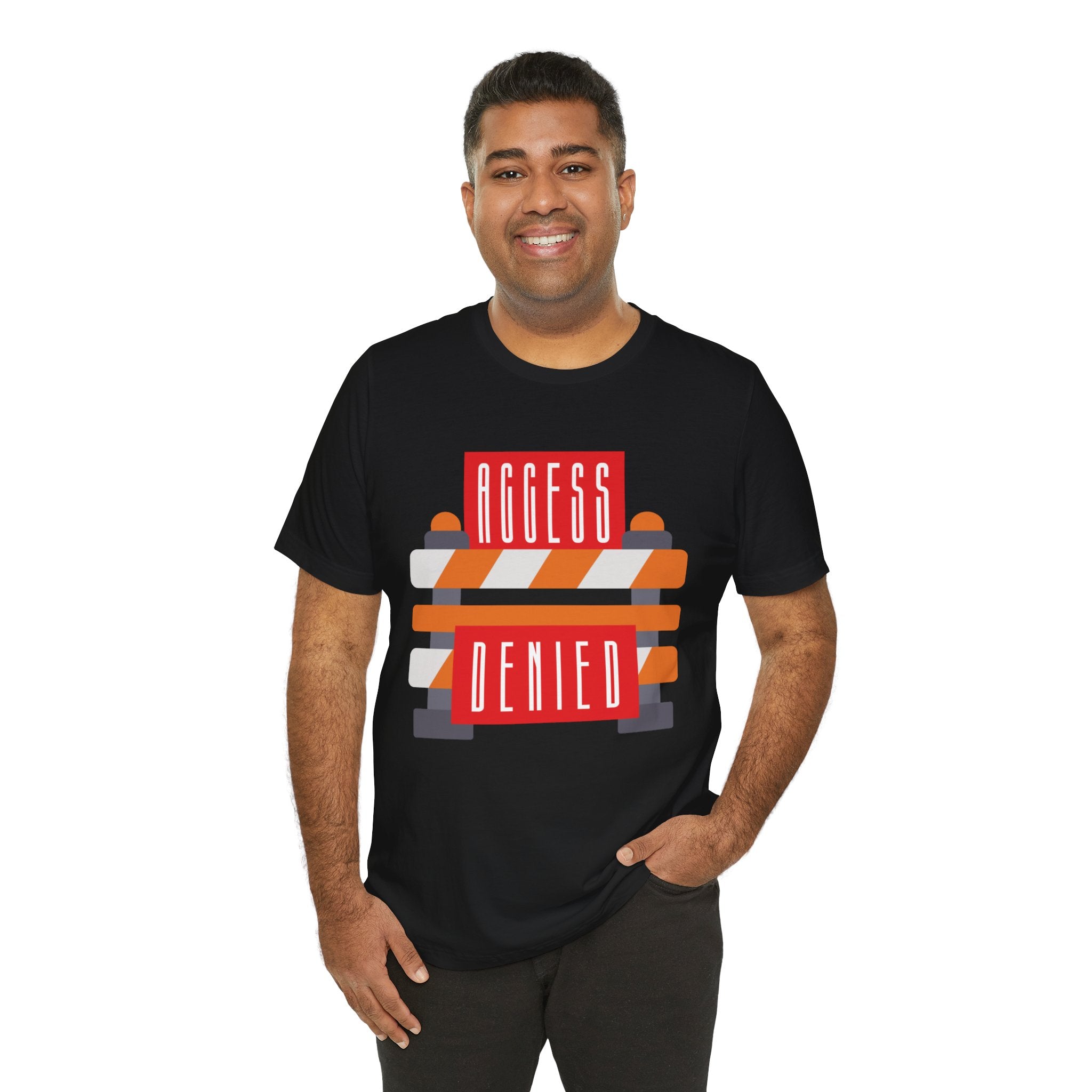 Access Denied - Road Closure Unisex Short Sleeve Tee