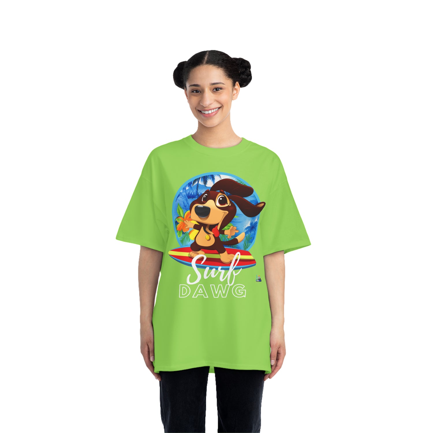 Surf Dawg Hawaiian-Style Unisex Heavyweight Tee