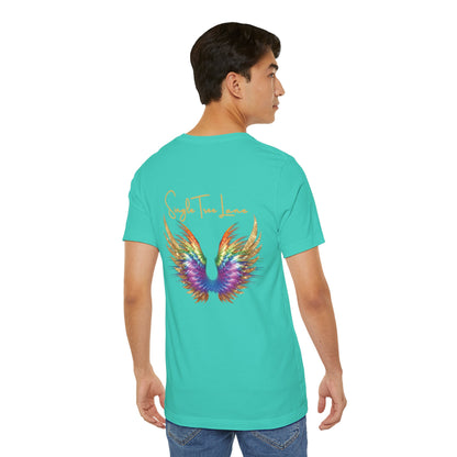 I am Love Angel Wings Short Sleeve Tee