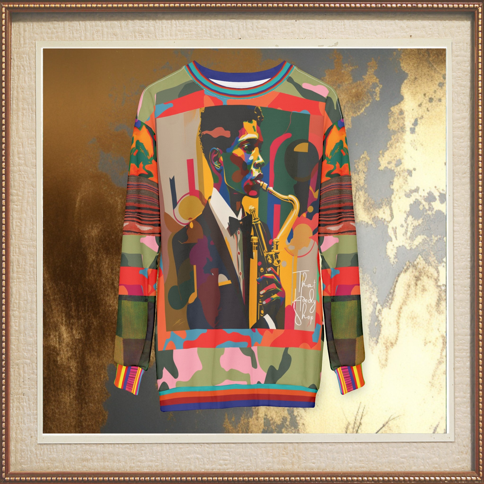 All That Jazz Pop Art Unisex Sweatshirt (Gold Label)