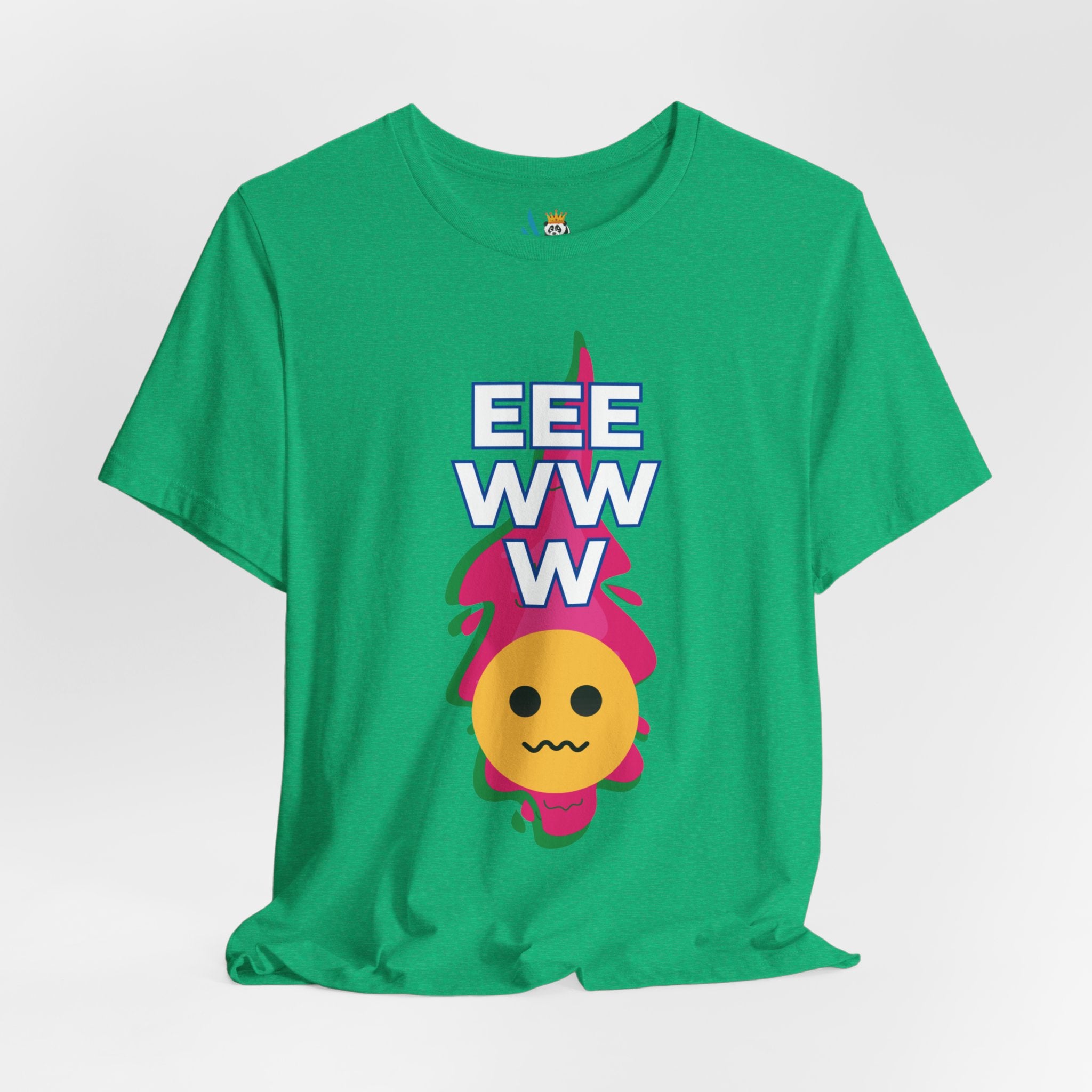 Eeewww Yuck Face Emoji Unisex Short Sleeve Tee