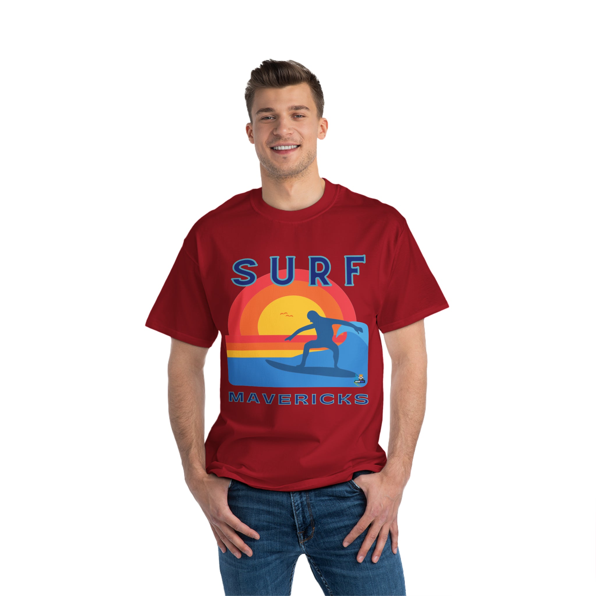 Camiseta pesada Surf Mavericks Sunset Edition