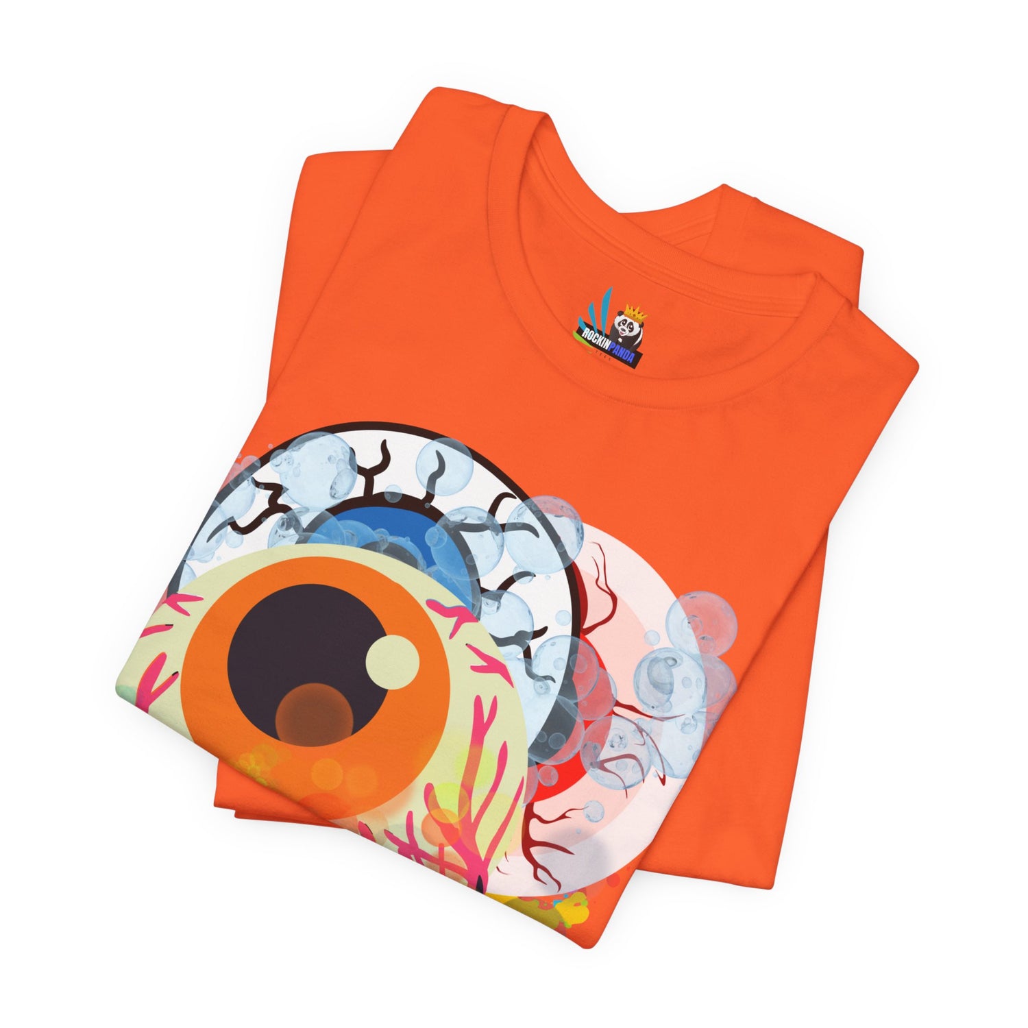 Eyes in Abstract Unisex Short Sleeve Tee