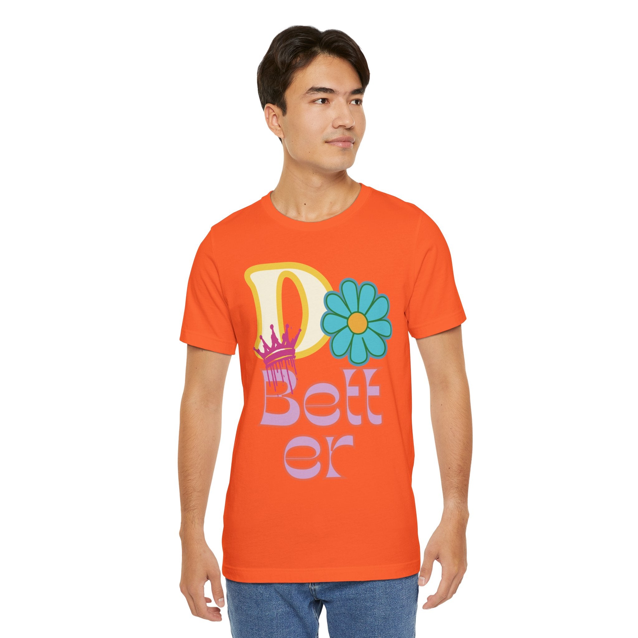 Do Better Hippie Vibe Floral Unisex Short Sleeve Tee