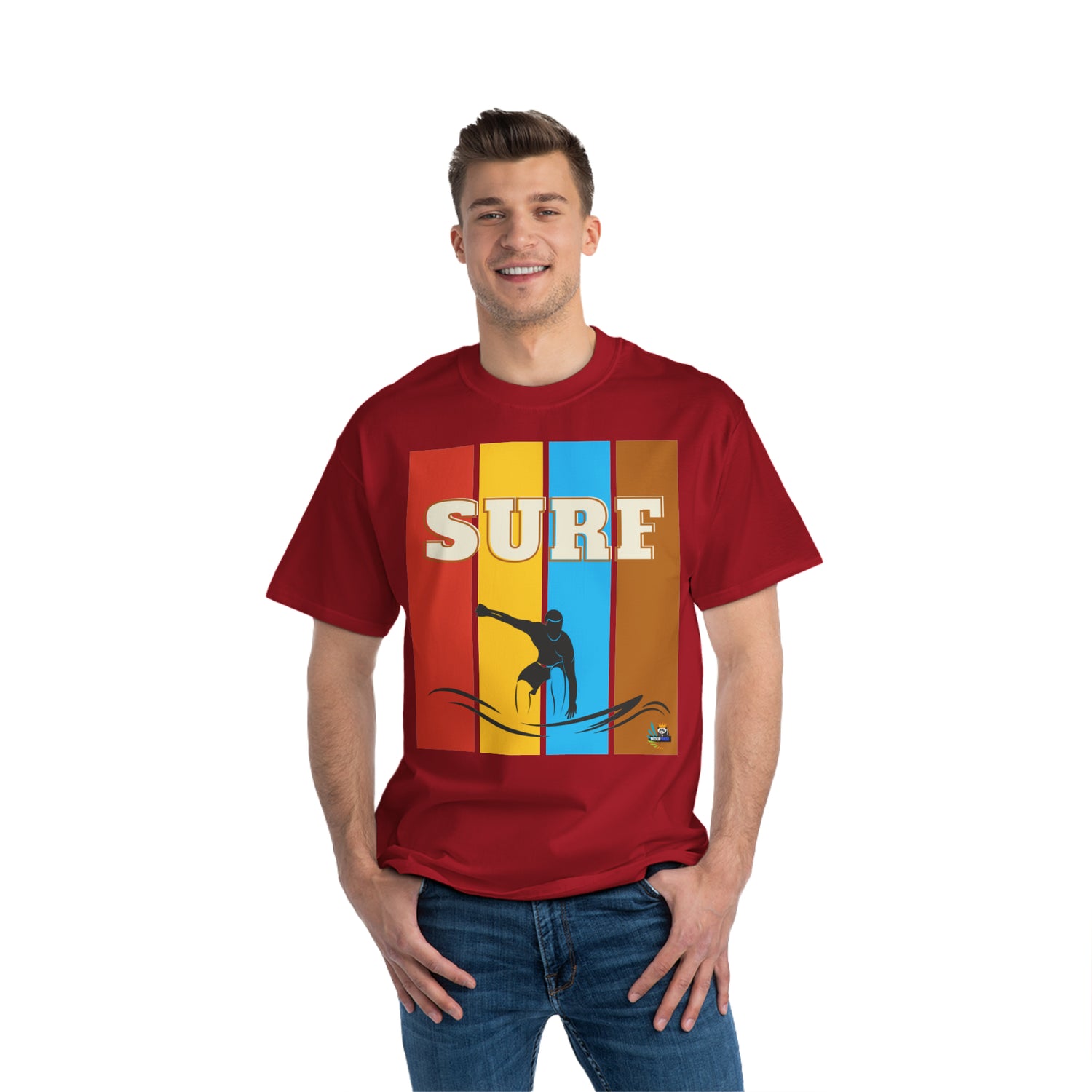 Surf is Life Surfer Boy Edition Unisex Heavyweight Tee