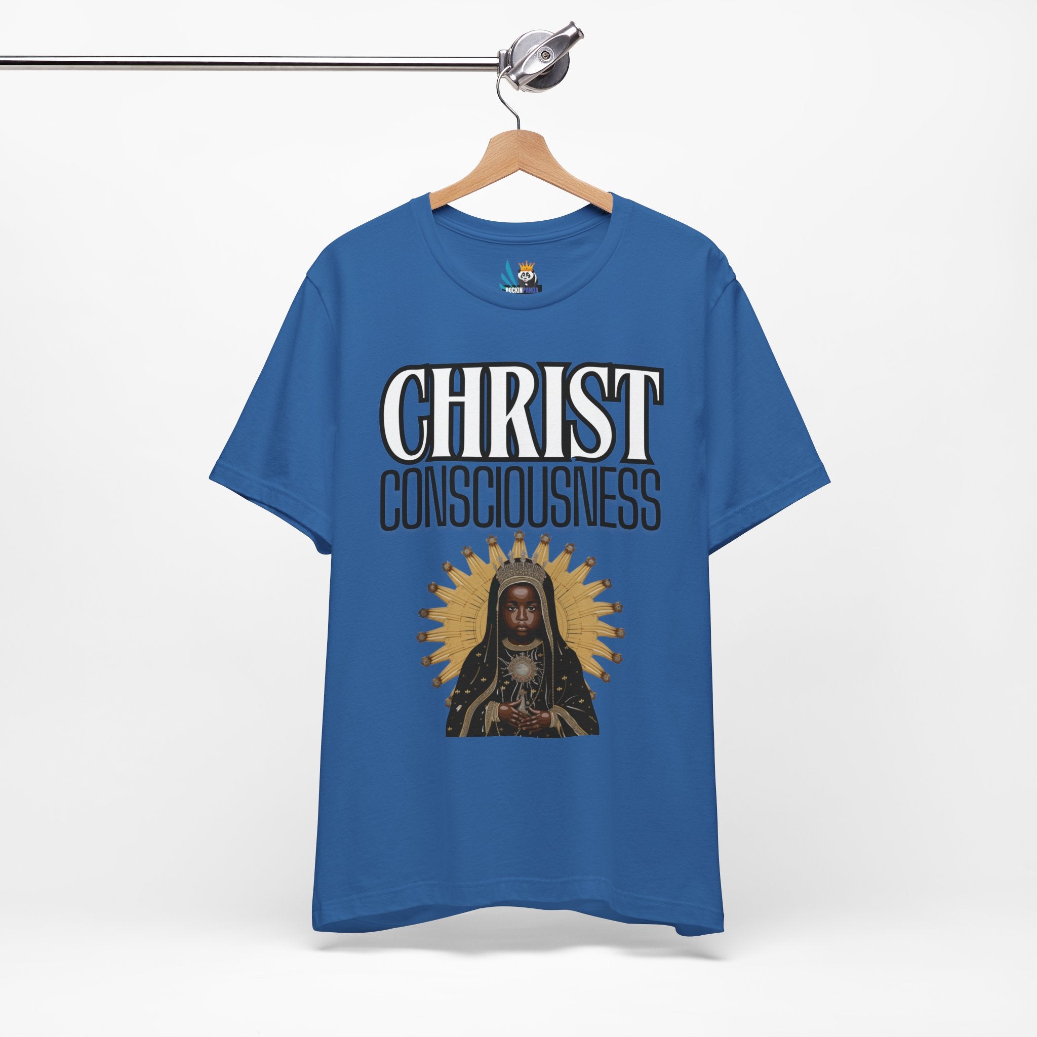 Christ Consciousness - Black Baby Jesus Unisex Short Sleeve Tee