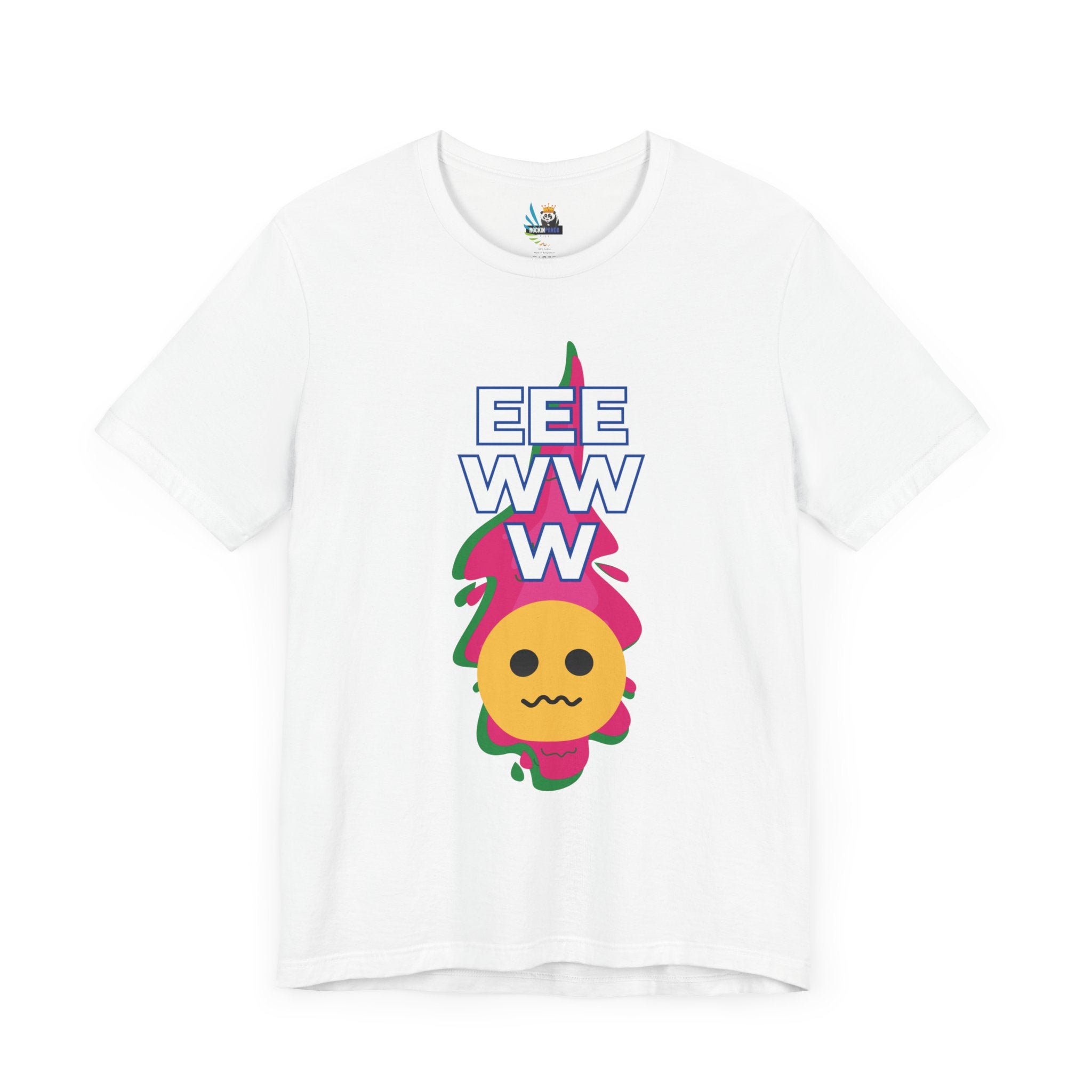 Eeewww Yuck Face Emoji Unisex Short Sleeve Tee