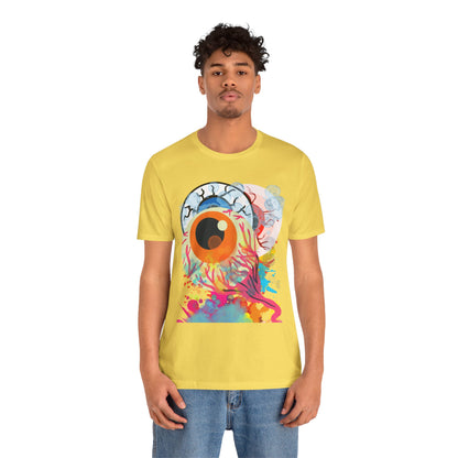 Eyes in Abstract Unisex Short Sleeve Tee