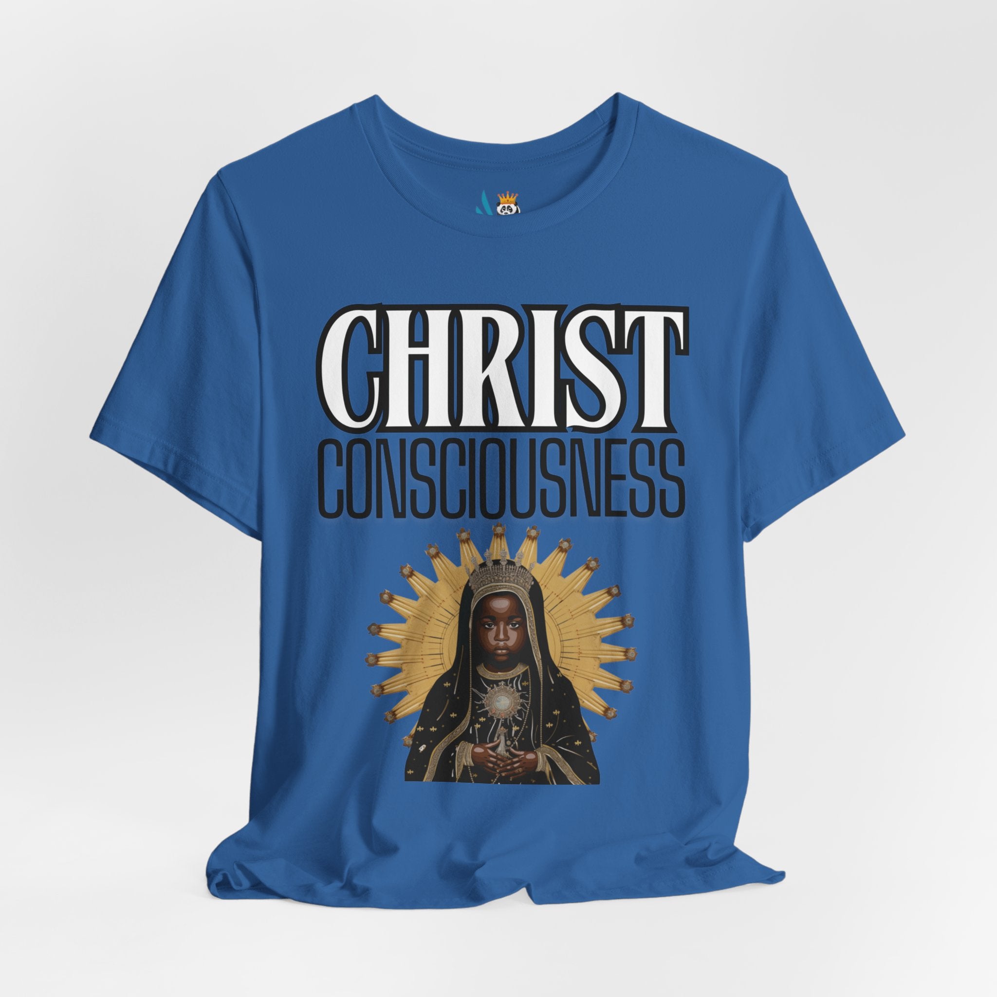 Christ Consciousness - Black Baby Jesus Unisex Short Sleeve Tee