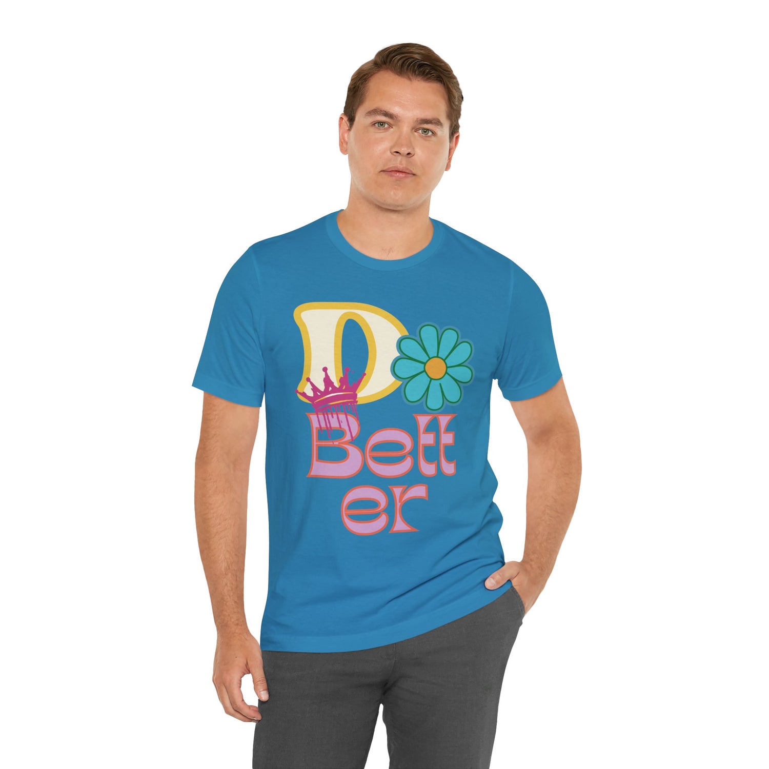 Do Better Hippie Vibe Floral Short Sleeve Tee