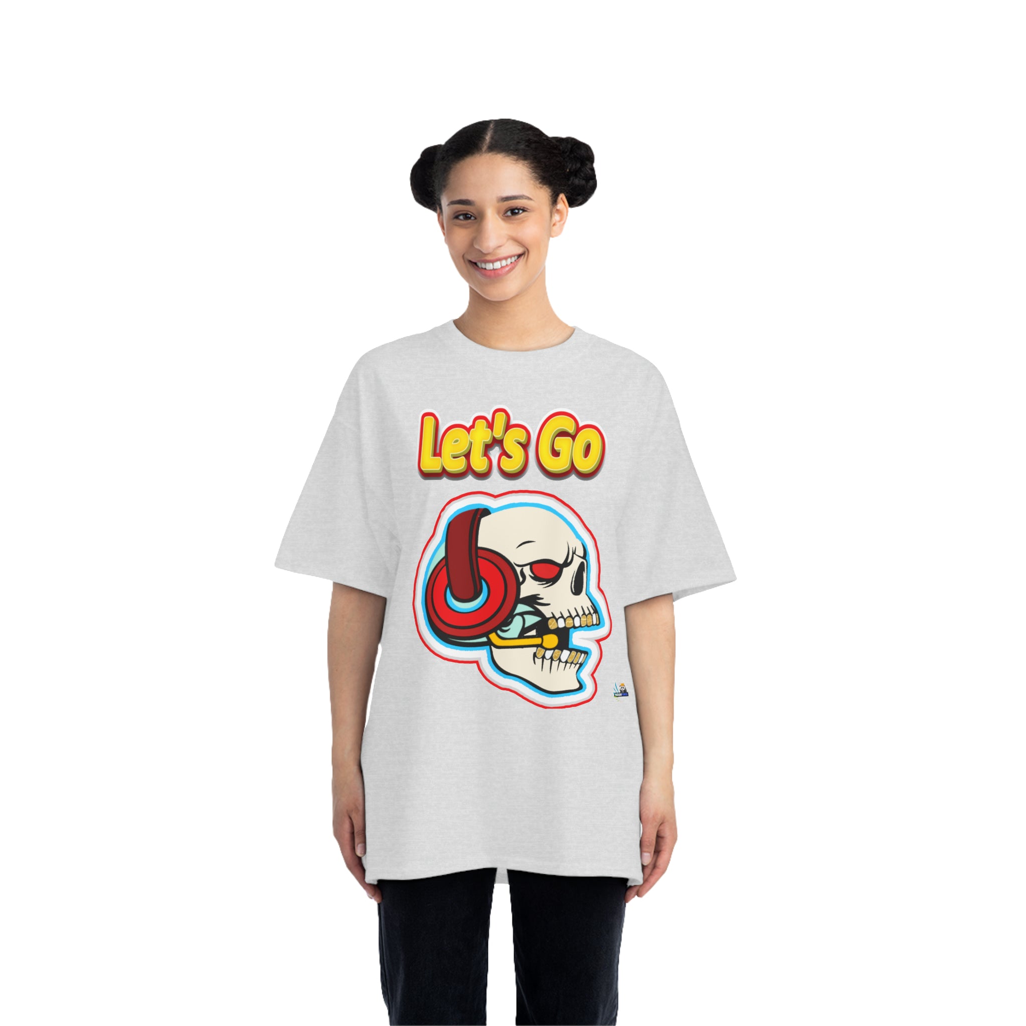 Camiseta de juego unisex de peso pesado Let&