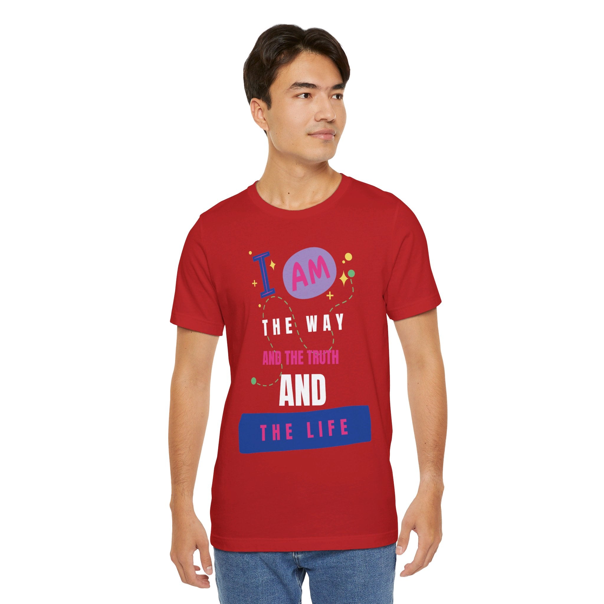 I Am the Way Faith-Based Unisex Short Sleeve Tee