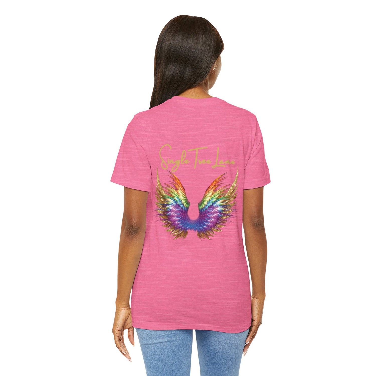 I am Love Angel Wings Short Sleeve Tee