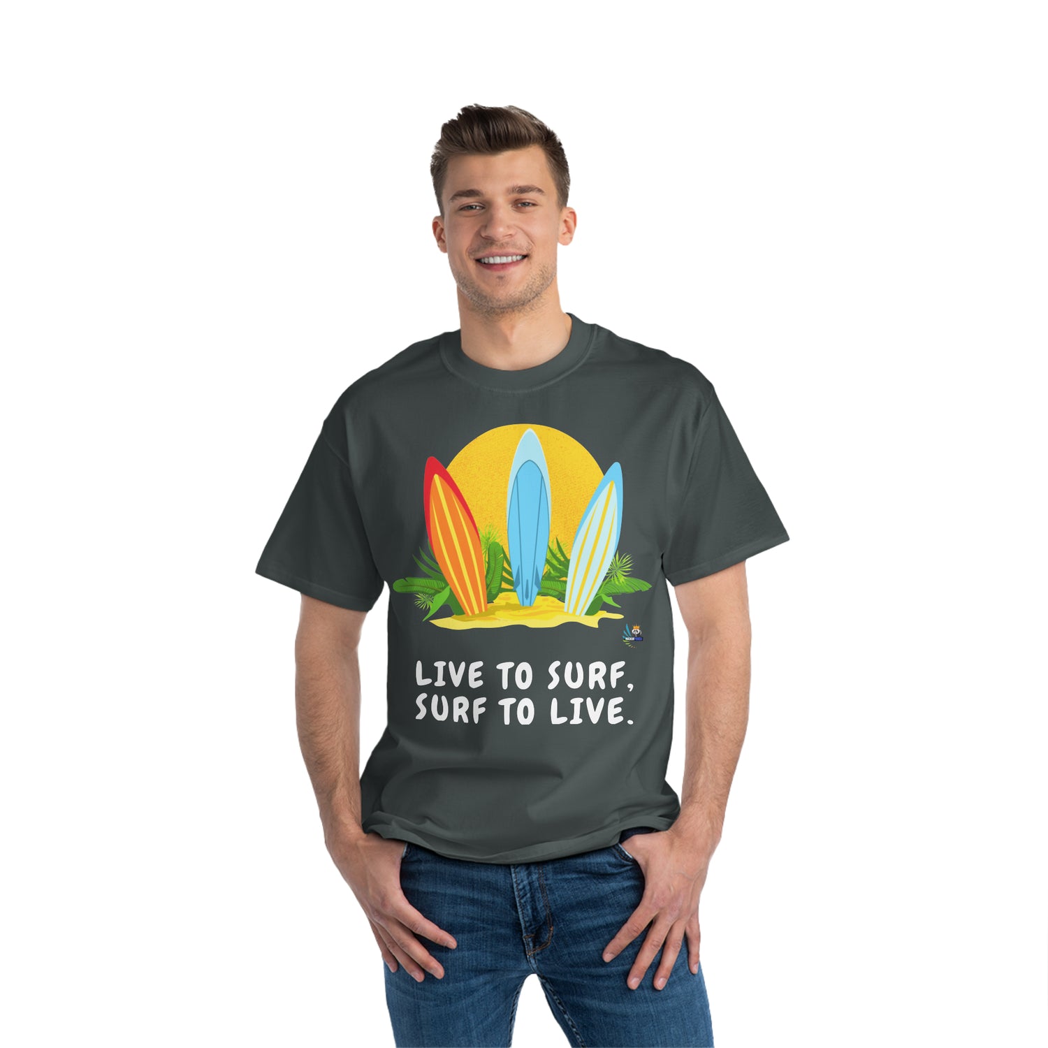 Live to Surf Unisex Heavyweight Tee