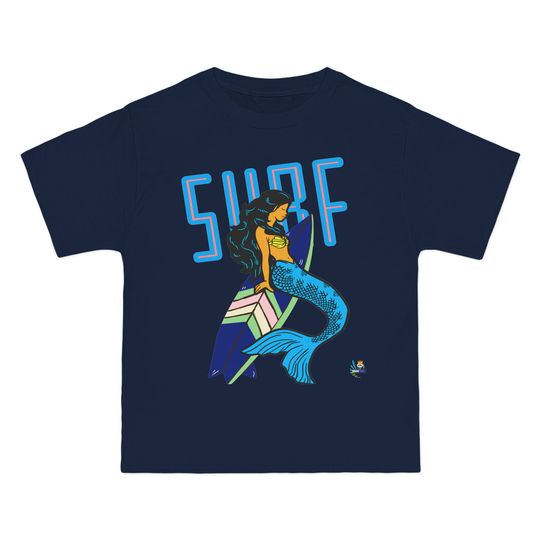 Surf Mermaid Style Unisex Heavyweight Tee