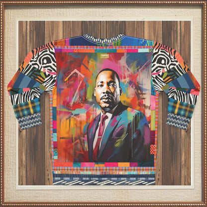 MLK Jr Dream Pop Art  Unisex Sweatshirt (Gold Label)