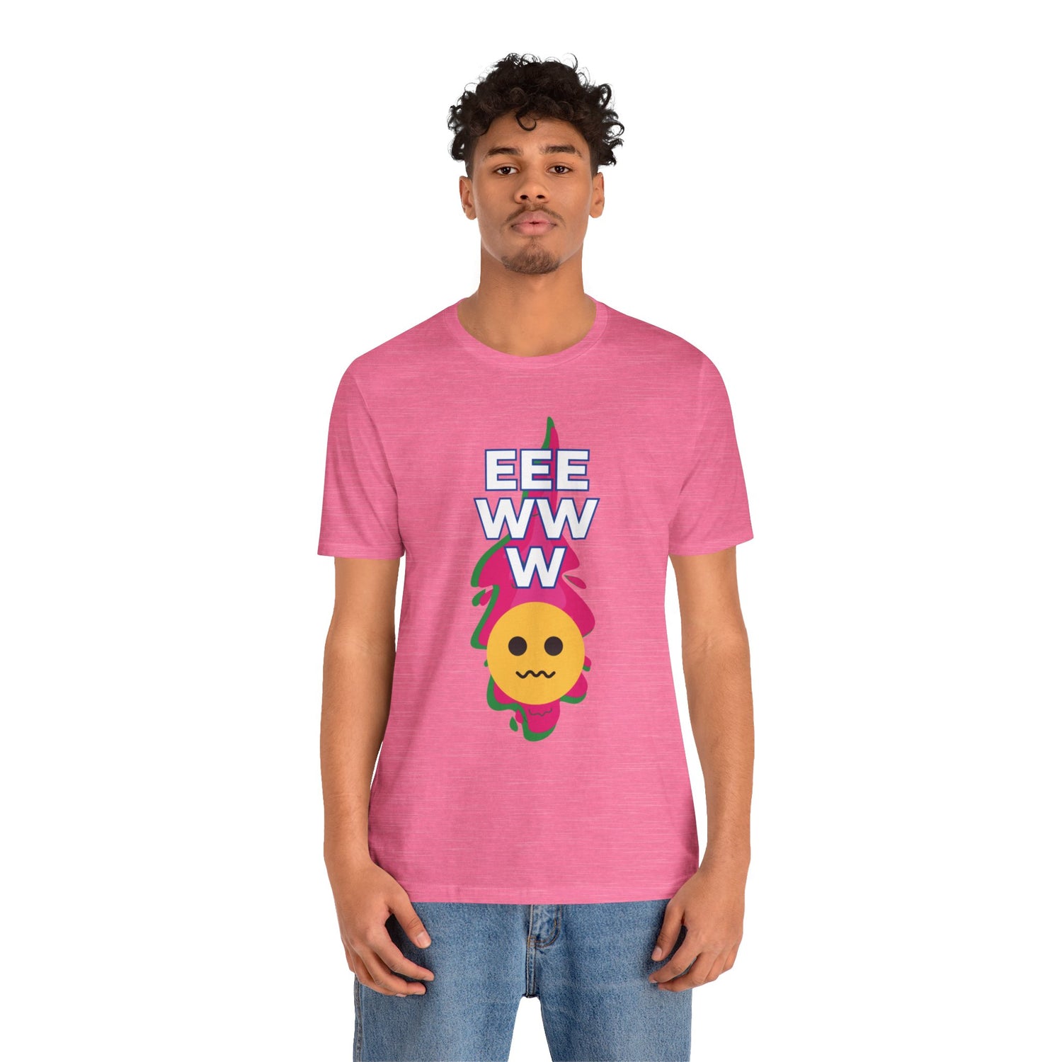 Eeewww Yuck Face Emoji Unisex Short Sleeve Tee