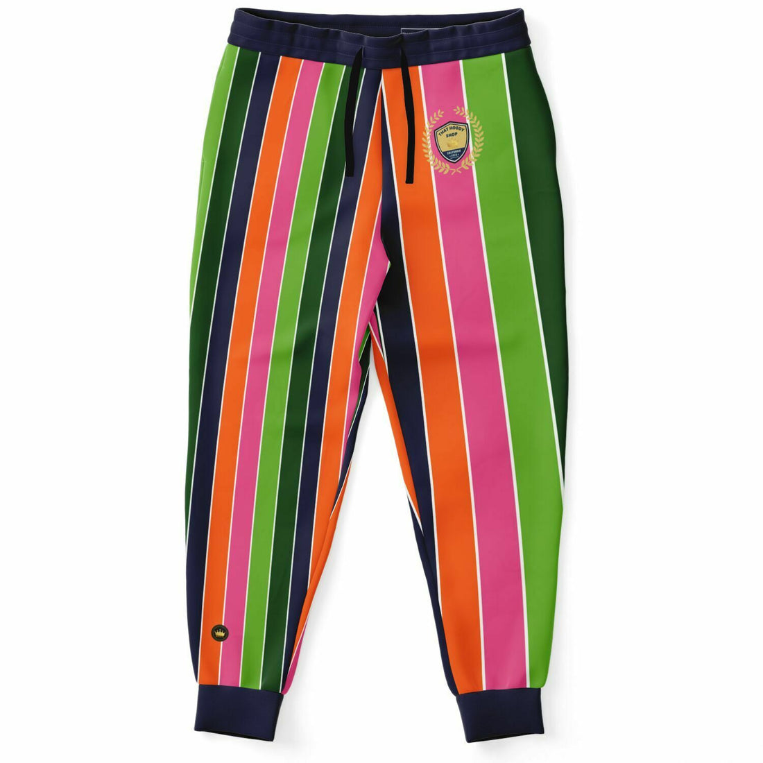 Mardi Gras Rugby Stripe Eco-Poly Unisex Joggers