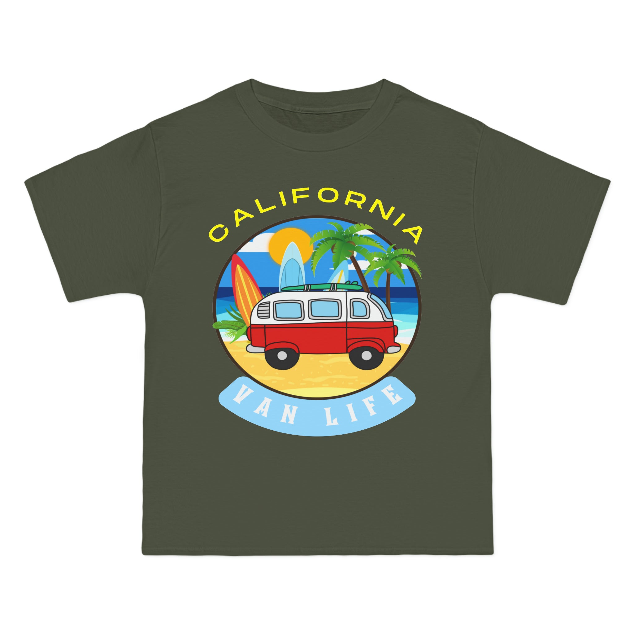 Van Life California Unisex Heavyweight Tee